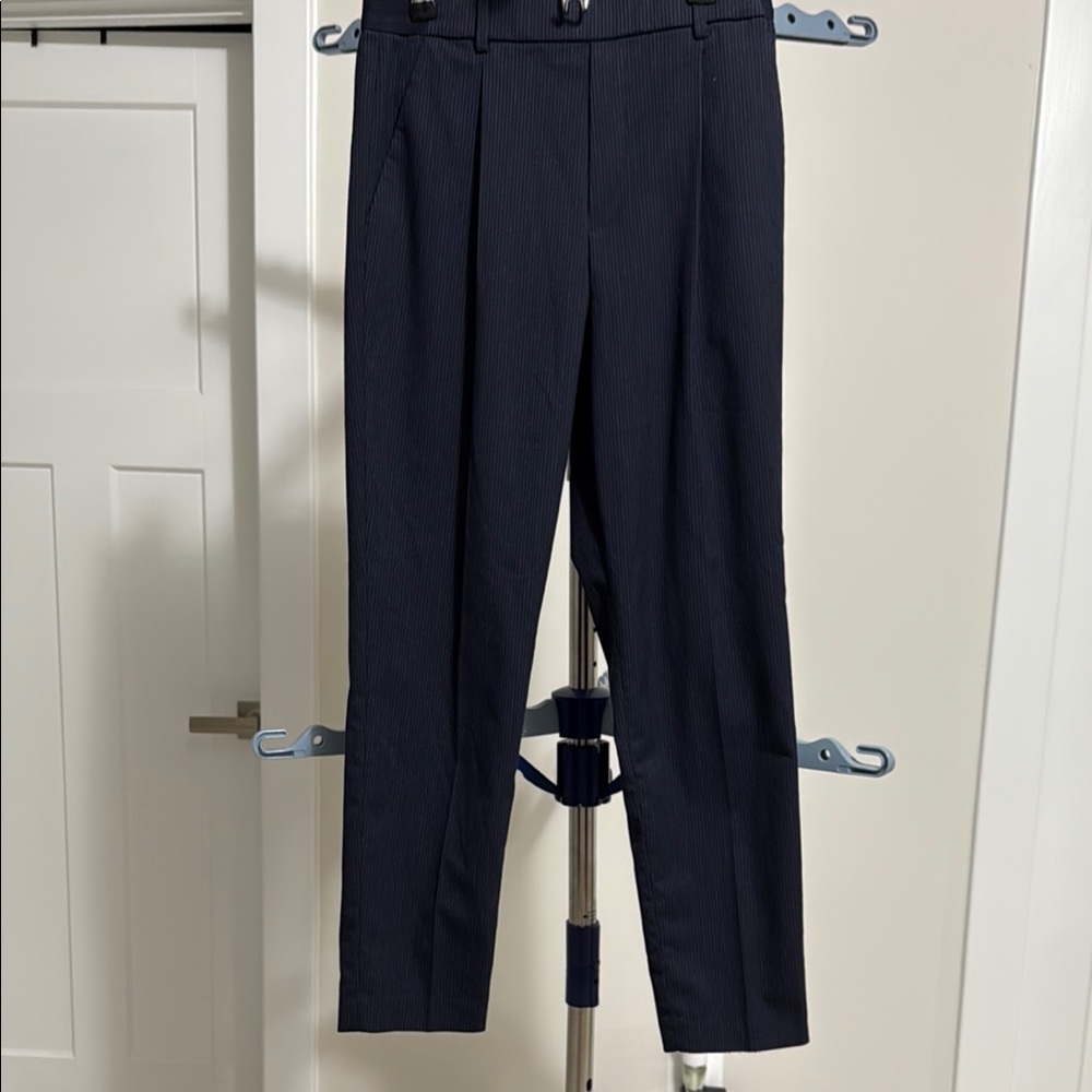 Women Uniglo Blue Navy Pants